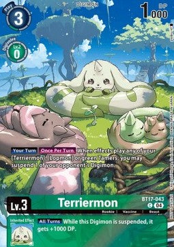 Terriermon (BT17-043)⁣ - Chain of Liberation⁣ (Alternative Art)⁣ [BT17-043]