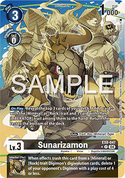 Sunarizamon (EX8-047) (V.2)