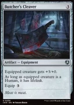 Butcher's Cleaver⁣ - Innistrad Remastered⁣ (Uncommon)⁣ [256]