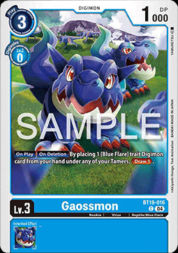 Gaossmon (BT19-016)⁣ - Special Booster Ver 2.5⁣ (Common)⁣ [BT19-016]