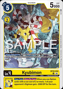 Kyubimon (BT19-034)⁣ - Special Booster Ver 2.5⁣ (Common)⁣ [BT19-034]