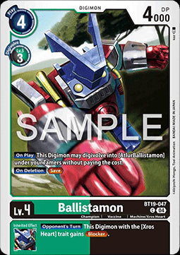 Ballistamon (BT19-047)⁣ - Special Booster Ver 2.5⁣ (Common)⁣ [BT19-047]