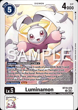Luminamon (BT19-076)⁣ - Special Booster Ver 2.5⁣ (Uncommon)⁣ [BT19-076]