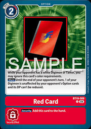 Red Card (BT19-089)⁣ - Special Booster Ver 2.5⁣ (Common)⁣ [BT19-089]