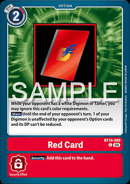 Red Card (BT19-089)⁣ - Special Booster Ver 2.5⁣ (Common)⁣ [BT19-089]