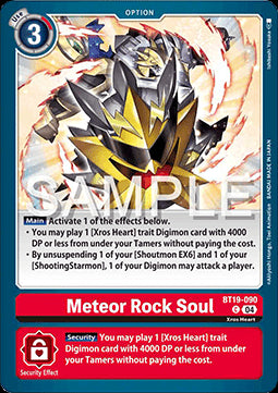 Meteor Rock Soul (BT19-090)⁣ - Special Booster Ver 2.5⁣ (Common)⁣ [BT19-090]