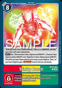 Trinity Burst! (BT19-091)⁣ - Special Booster Ver 2.5⁣ (Common)⁣ [BT19-091]