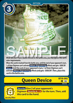 Queen Device (BT19-093)⁣ - Special Booster Ver 2.5⁣ (Common)⁣ [BT19-093]