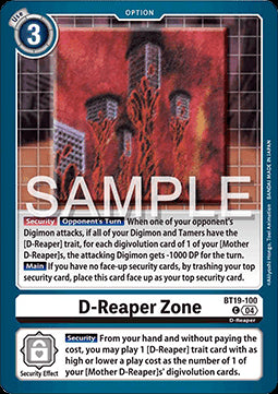 D-Reaper Zone (BT19-100)⁣ - Special Booster Ver 2.5⁣ (Common)⁣ [BT19-100]