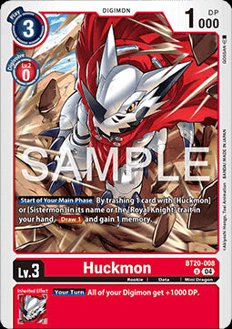 Huckmon (BT20-008)⁣ - Special Booster Ver 2.5⁣ (Uncommon)⁣ [008]