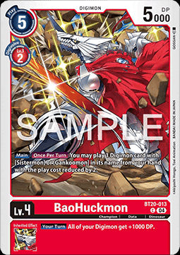 BaoHuckmon (BT20-013)⁣ - Special Booster Ver 2.5⁣ (Common)⁣ [013]