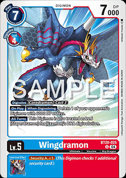 Wingdramon (BT20-025)⁣ - Special Booster Ver 2.5⁣ (Uncommon)⁣ [025]