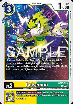 Pulsemon (BT20-029)⁣ - Special Booster Ver 2.5⁣ (Common)⁣ [029]