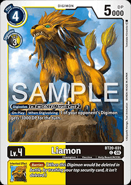 Liamon (BT20-031)⁣ - Special Booster Ver 2.5⁣ (Common)⁣ [031]