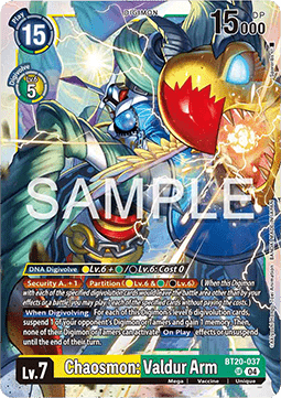 Chaosmon: Valdur Arm (BT20-037) (V.1)