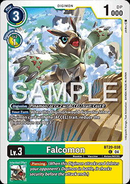 Falcomon (BT20-038)⁣ - Special Booster Ver 2.5⁣ (Common)⁣ [038]