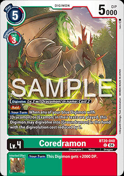 Coredramon (BT20-040)⁣ - Special Booster Ver 2.5⁣ (Common)⁣ [040]