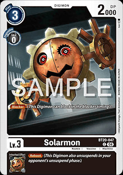 Solarmon (BT20-047)⁣ - Special Booster Ver 2.5⁣ (Common)⁣ [047]