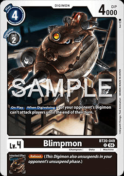 Blimpmon (BT20-049)⁣ - Special Booster Ver 2.5⁣ (Common)⁣ [049]
