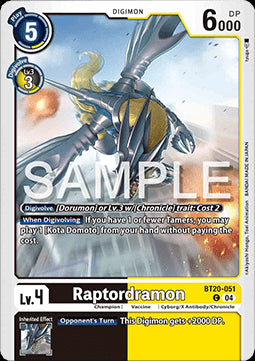 Raptordramon (BT20-051)⁣ - Special Booster Ver 2.5⁣ (Common)⁣ [051]