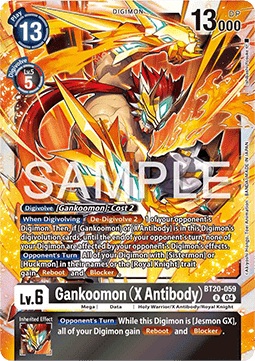 Gankoomon (X Antibody) (BT20-059)