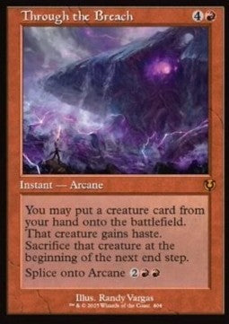 Through the Breach (V.1)⁣ - Innistrad Remastered: Extras⁣ (Mythic)⁣ [404]