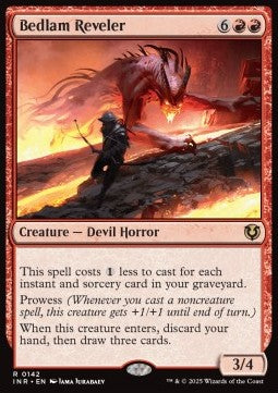 Bedlam Reveler⁣ - Innistrad Remastered⁣ (Rare)⁣ [142]