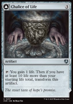 Chalice of Life / Chalice of Death⁣ - Innistrad Remastered⁣ (Uncommon)⁣ [257]