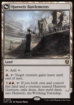 Hanweir Battlements / Hanweir, the Writhing Township⁣ - Innistrad Remastered⁣ (Rare)⁣ [279]