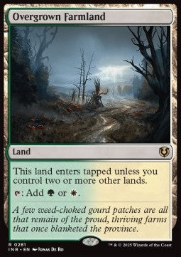 Overgrown Farmland⁣ - Innistrad Remastered⁣ (Rare)⁣ [281]