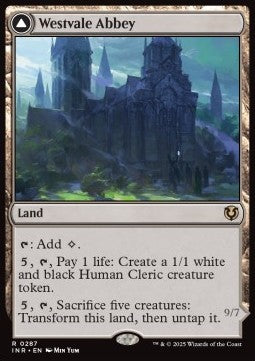 Westvale Abbey / Ormendahl, Profane Prince⁣ - Innistrad Remastered⁣ (Rare)⁣ [287]