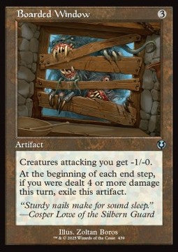 Boarded Window⁣ - Innistrad Remastered: Extras⁣ (Uncommon)⁣ [439]