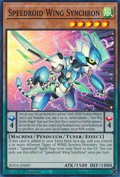 Speedroid Wing Synchron - Supreme Darkness (Super Rare) [SUDA-007]