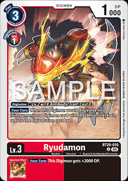 Ryudamon (BT20-010)⁣ - Special Booster Ver 2.5⁣ (Uncommon)⁣ [010]