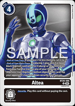 Altea (BT20-086) (V.1)⁣ - Special Booster Ver 2.5⁣ (Uncommon)⁣ [086]