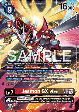 Jesmon GX Ace (BT20-021) (V.2)