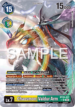 Chaosmon: Valdur Arm (BT20-037) (V.2)