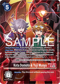 Kota Domoto & Yuji Musya (BT20-087) (V.2)