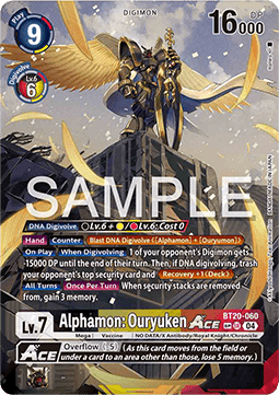 Alphamon: Ouryuken Ace (BT20-060) (V.3)