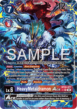 HeavyMetaldramon Ace (BT20-077) (V.2)