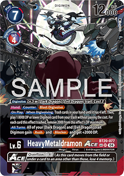 HeavyMetaldramon Ace (BT20-077) (V.3)