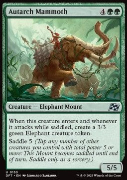 Autarch Mammoth⁣ - Aetherdrift⁣ (Uncommon)⁣ [153]