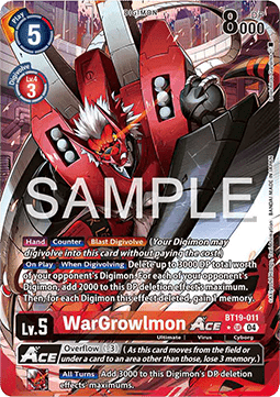 WarGrowlmon Ace (BT19-011) (V.2)