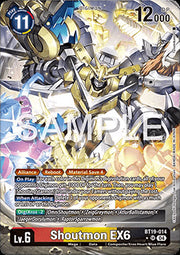 Shoutmon EX6 (BT19-014) (V.2)⁣ - Special Booster Ver 2.5⁣ (Alternative Art)⁣ [BT19-014]