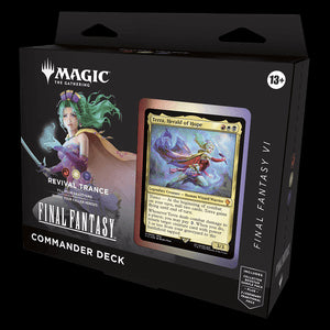 Commander: Magic: The Gathering - FINAL FANTASY: "Revival Trance" Commander Deck⁣ - Commander: Magic: The Gathering - FINAL FANTASY