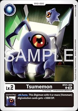 Tsumemon (BT21-006)⁣ - World Convergence⁣ (Common)⁣ [006]