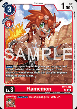 Flamemon (BT21-012)⁣ - World Convergence⁣ (Common)⁣ [012]