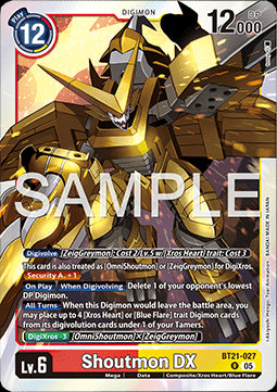 Shoutmon DX (BT21-027)⁣ - World Convergence⁣ (Rare)⁣ [027]