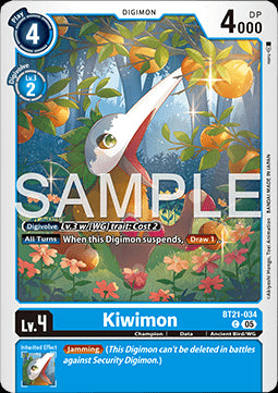 Kiwimon (BT21-034)⁣ - World Convergence⁣ (Common)⁣ [034]
