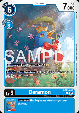Deramon (BT21-038)⁣ - World Convergence⁣ (Common)⁣ [038]